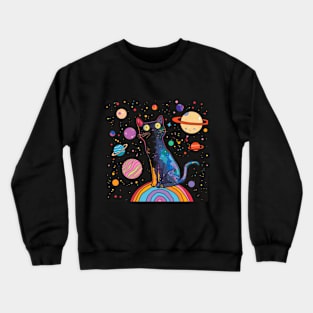 Cosmic Kitty Crewneck Sweatshirt